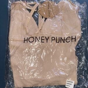 Honey Punch Thong bodysuit